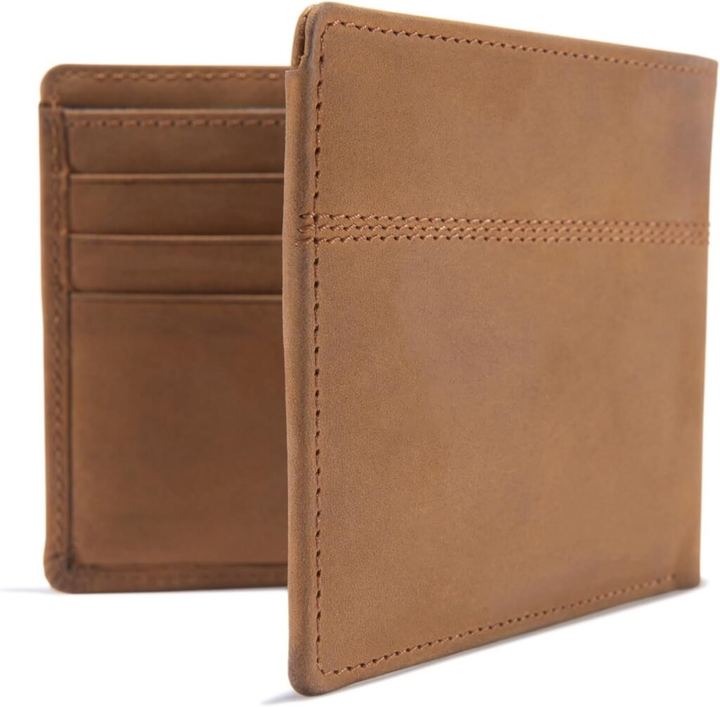 Carhartt Mens Casual Saddle Leather Wallets, Available in Multiple Styles and Colors