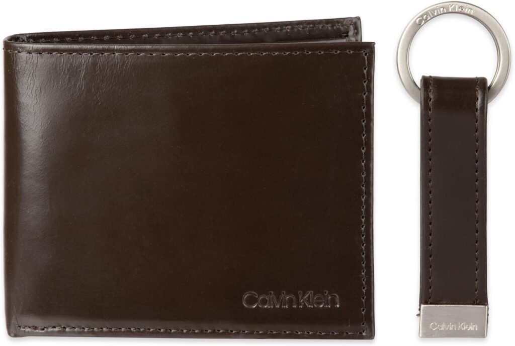 Calvin Klein Mens Wallet Sets-Minimalist Card Cases, Bifold Wallets